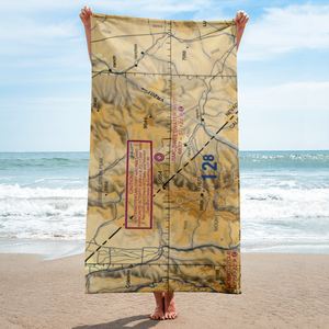 Sweetwater (USMC) Airport (NV72) VFR Sectional Towel