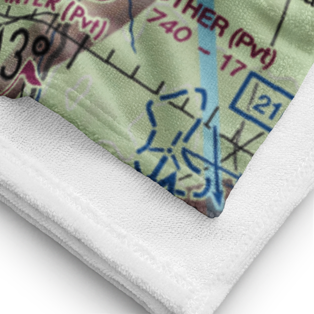 Syracuse Hancock International Airport (SYR) VFR Sectional Towel 