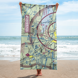 Syracuse Suburban Airport (6NK) VFR Sectional Towel