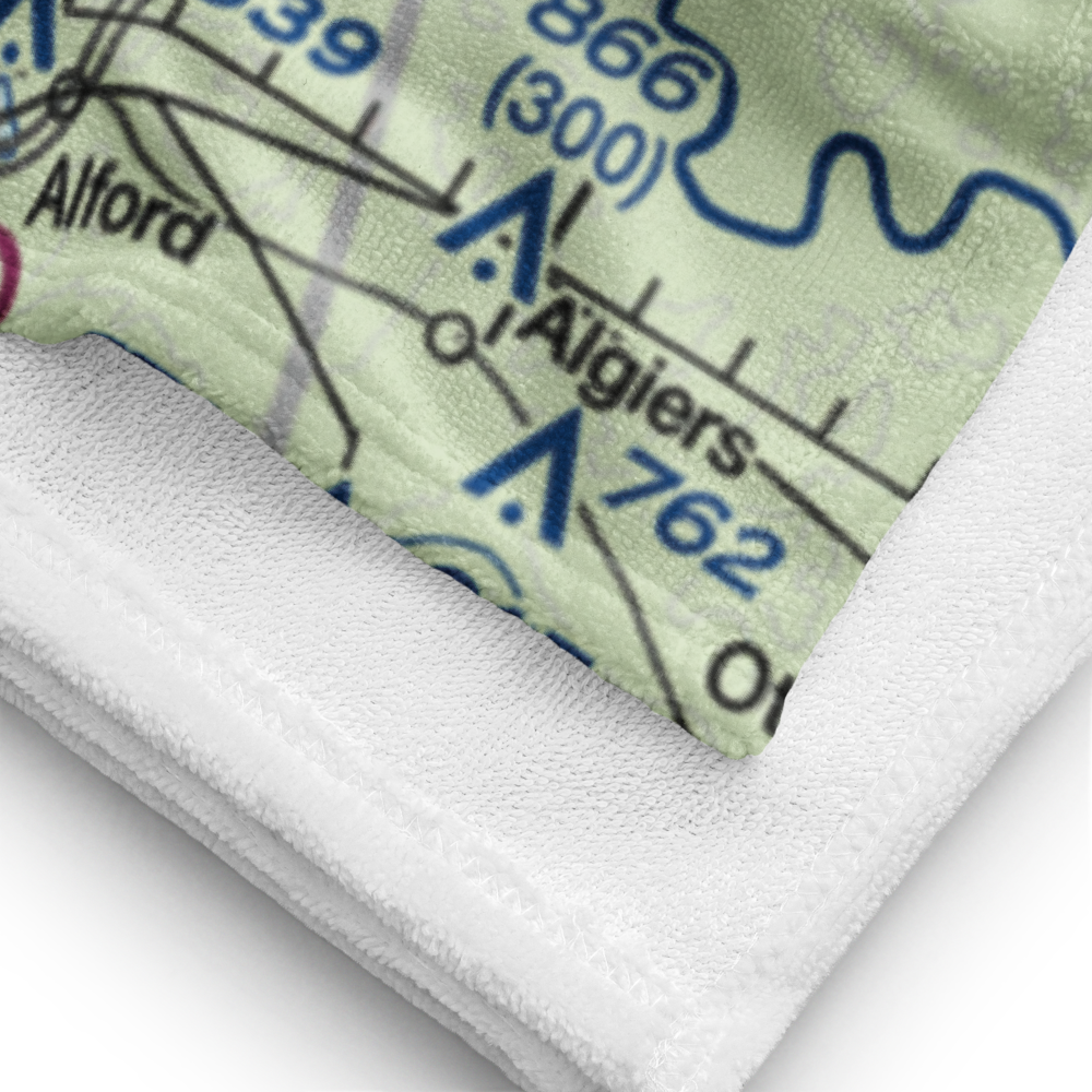 T & T Airport (IN15) VFR Sectional Towel 