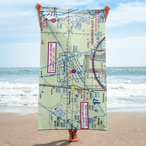 T.R. Funk Inc Airport (92XS) VFR Sectional Towel