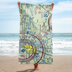 Taft Airport (92IS) VFR Sectional Towel