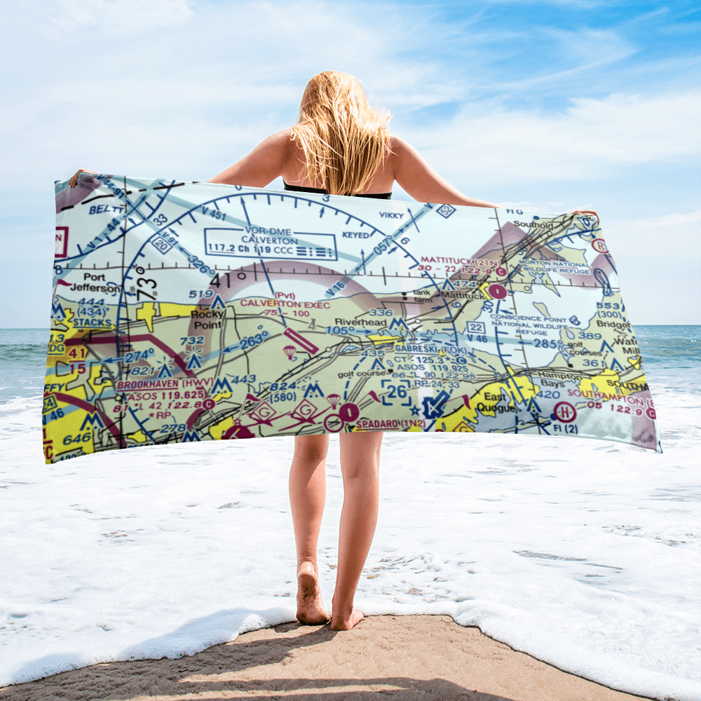 Talmage Field (03NY) VFR Sectional Towel 