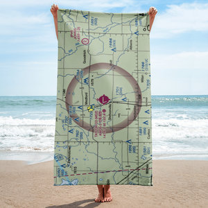 Taylor County Airport (MDZ) VFR Sectional Towel