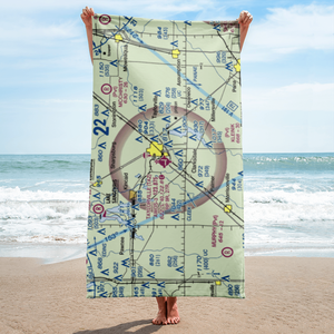 Taylorville Municipal Airport (TAZ) VFR Sectional Towel