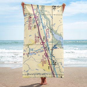 Tazlina /Smokey Lake/ Seaplane Base (5AK) VFR Sectional Towel