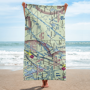 Teconnet Seaplane Base (29ME) VFR Sectional Towel