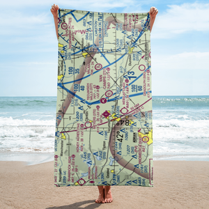 Tecumseh Products Airport (36MI) VFR Sectional Towel