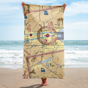 Teed's Airport (OG17) VFR Sectional Towel