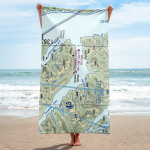 Tenakee Seaplane Base (TKE) VFR Sectional Towel