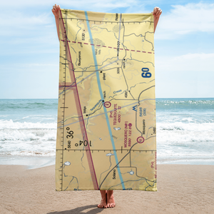 Tequesquite Ranch Airport (NM10) VFR Sectional Towel