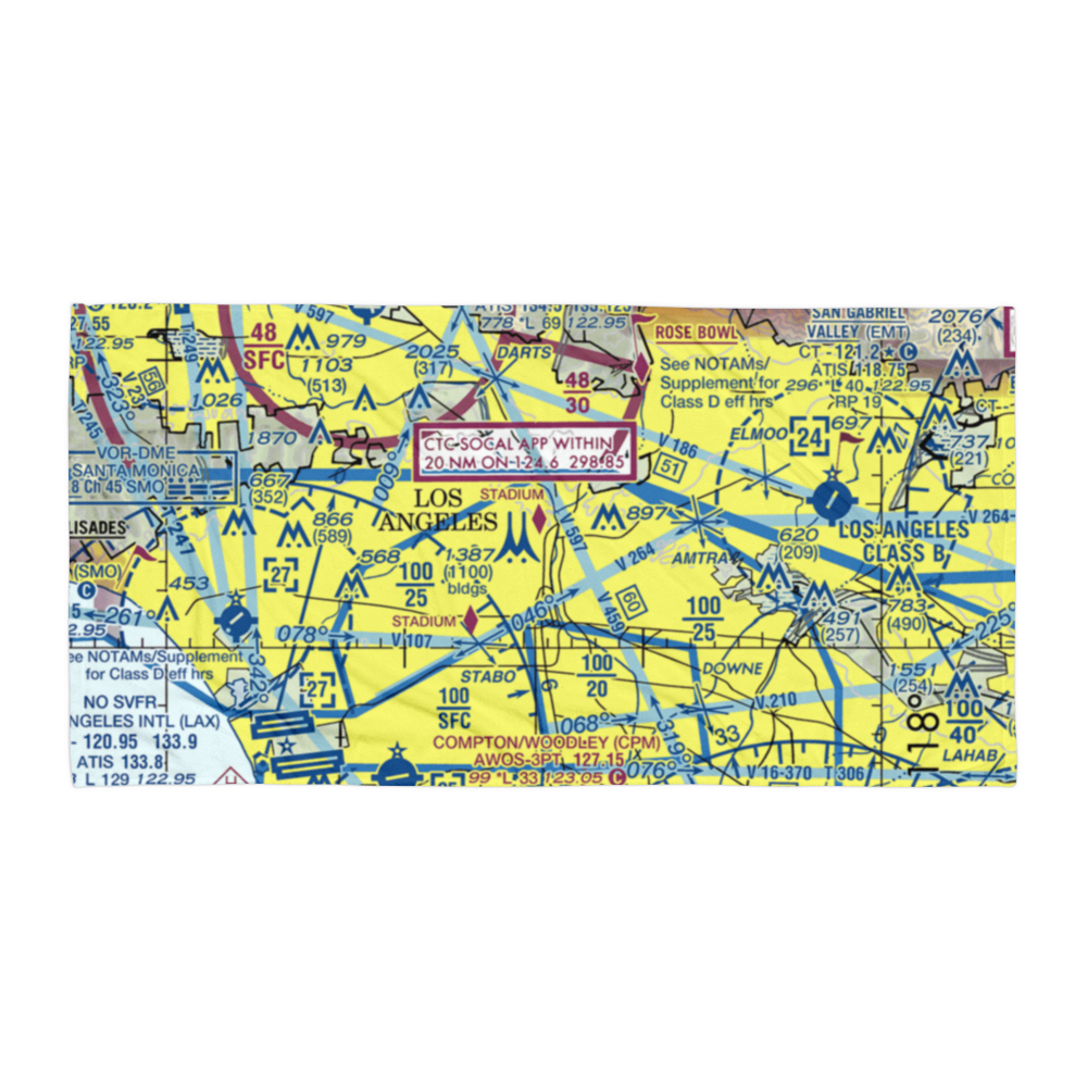 Terminal Annex Heliport (54L) VFR Sectional Towel 