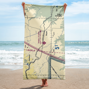 Terrell County Airport (6R6) VFR Sectional Towel