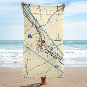 Terry Airport (8U6) VFR Sectional Towel