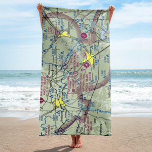 The Aviation Valley Airport (6TN4) VFR Sectional Towel