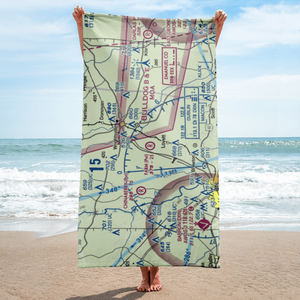The Farm Airport (01GE) VFR Sectional Towel
