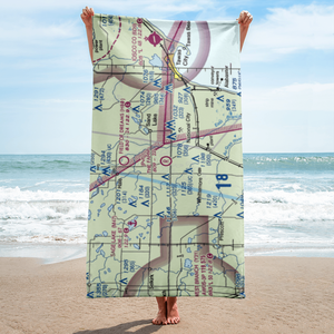 The Farm Airport (2MI6) VFR Sectional Towel