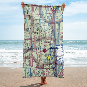 The Funny Farm Airport (FD03) VFR Sectional Towel