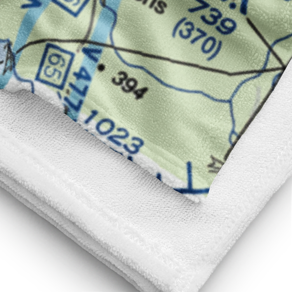 The Homestead Airport (90TE) VFR Sectional Towel 