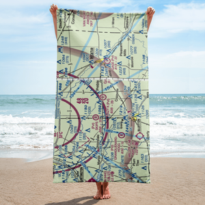 The Lazy K Airport (0IN2) VFR Sectional Towel