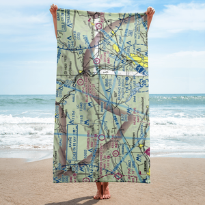 The Old Commonwealth Aerodrome (2PA6) VFR Sectional Towel