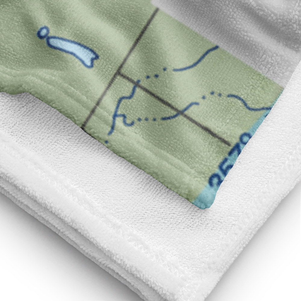 The Sigurd Anderson Airport (1D7) VFR Sectional Towel 