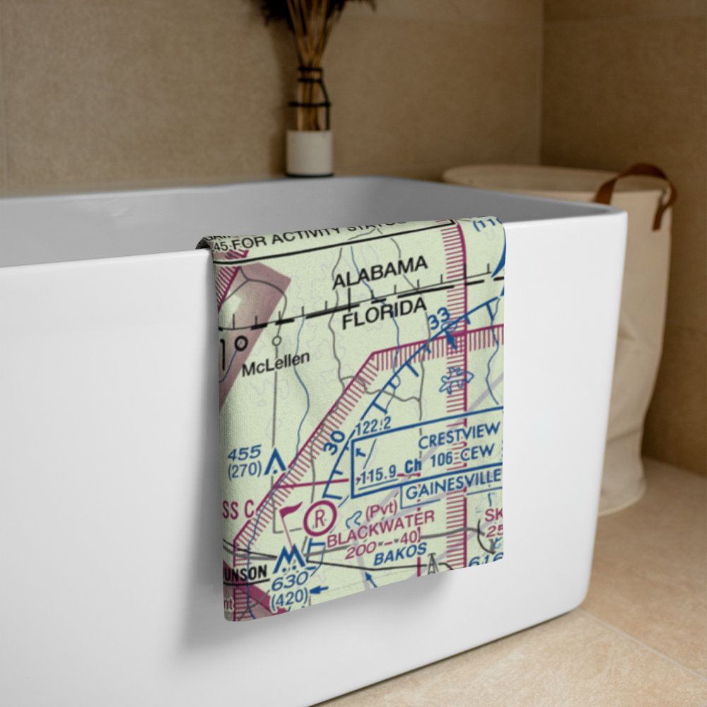 Thomas Farms Airport (85FL) VFR Sectional Towel 