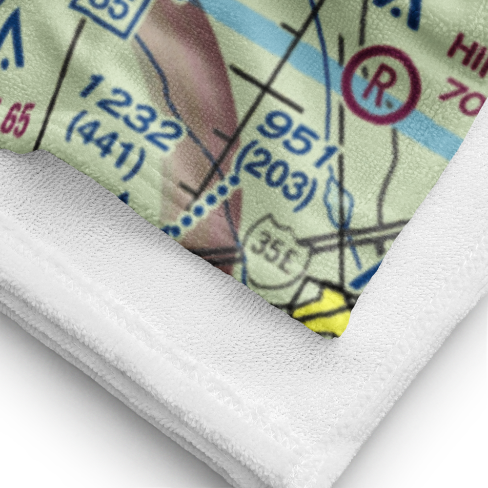 Thomas Flying Field (TX74) VFR Sectional Towel 
