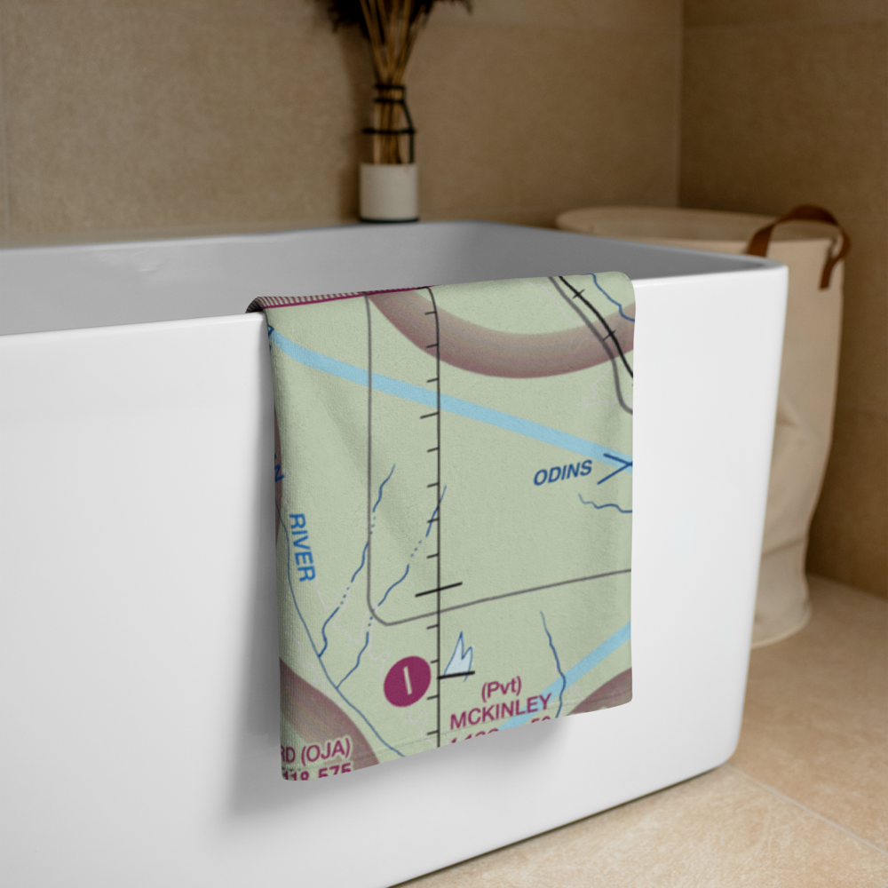 Thomas Municipal Airport (1O4) VFR Sectional Towel 