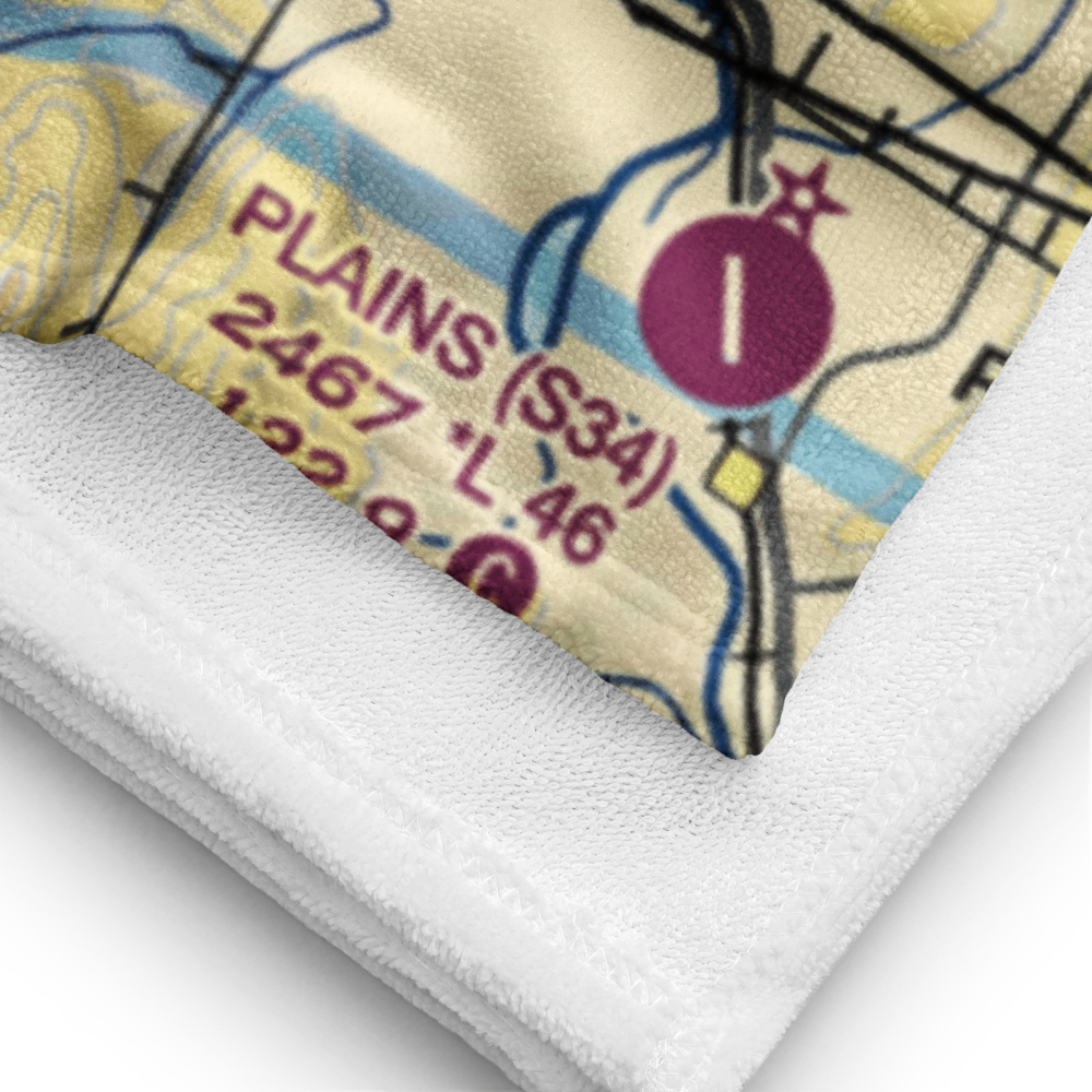 Thompson Falls Airport (THM) VFR Sectional Towel 