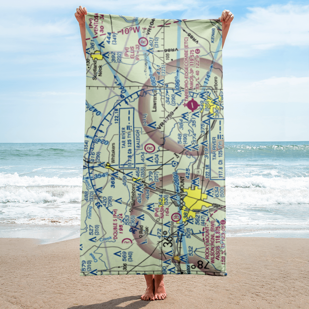 Thompson Farms Airport (6NC5) VFR Sectional Towel 