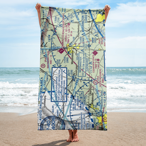 Three J Airport (MD56) VFR Sectional Towel