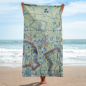 Three Lakes Municipal Airport (40D) VFR Sectional Towel