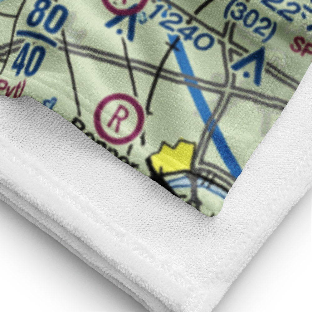 Threshing Bee Airport (5KS1) VFR Sectional Towel 