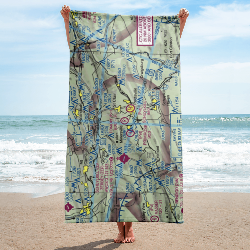 Tidmore Airport (7PN0) VFR Sectional Towel 