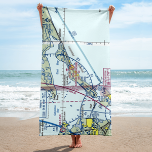 Tiki Island (US-0265) VFR Sectional Towel