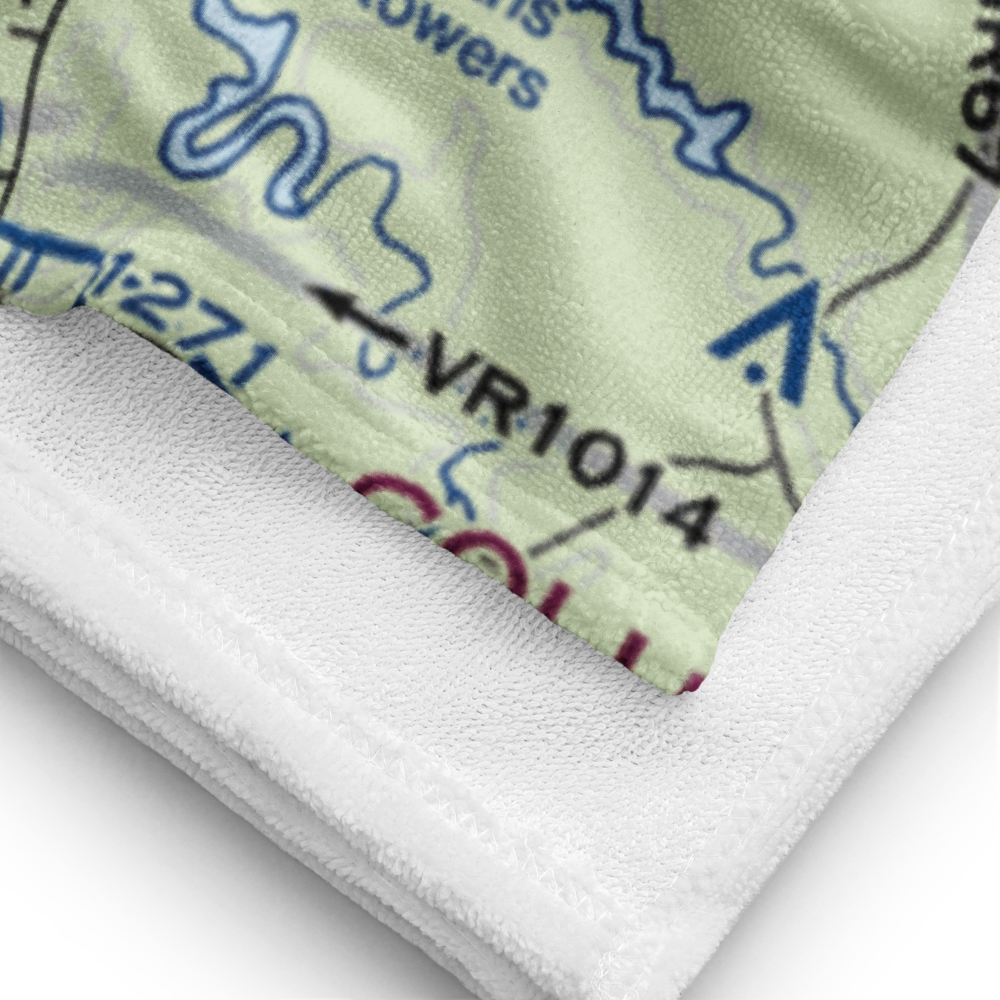 Tishomingo County Airport (01M) VFR Sectional Towel 