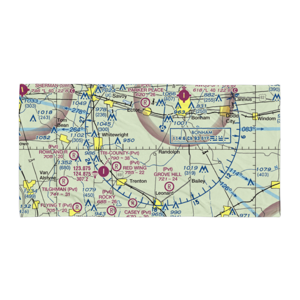Tnt Ultralightport (5XS0) VFR Sectional Towel 