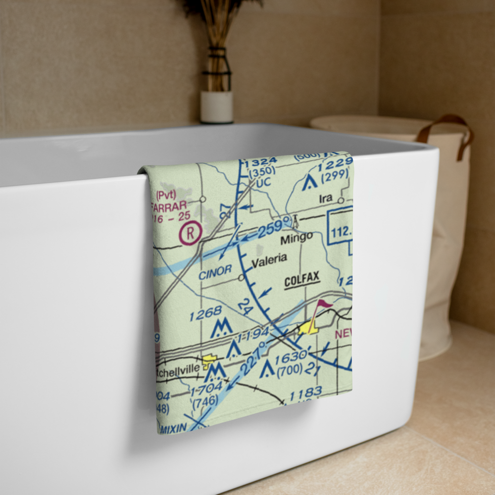 Todd Field (46IA) VFR Sectional Towel 