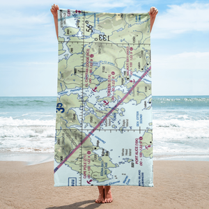 Tokeen Seaplane Base (57A) VFR Sectional Towel