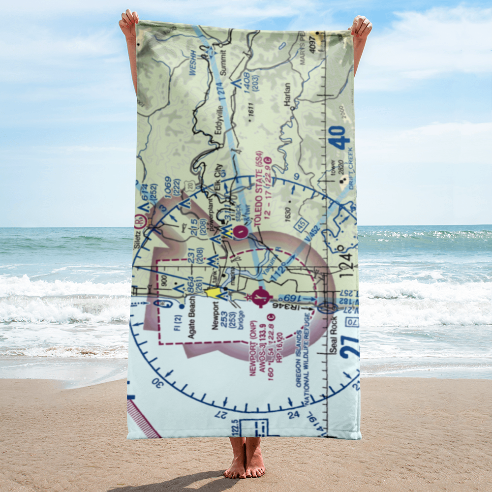 Toledo State Airport (5S4) VFR Sectional Towel 
