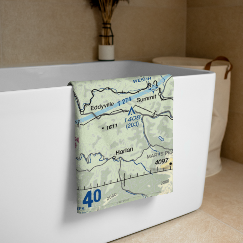 Toledo State Airport (5S4) VFR Sectional Towel 