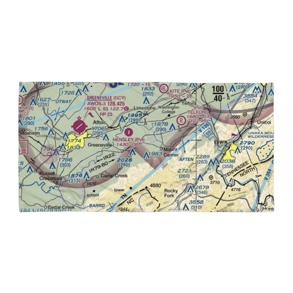 Tommy's Field Airport (4TN5) VFR Sectional Towel 