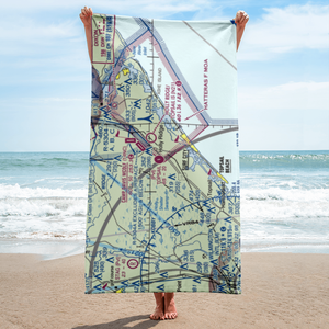 Topsail Airpark (01NC) VFR Sectional Towel