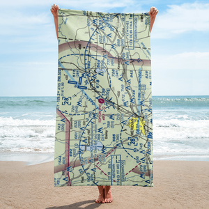 Topton Air Estates Airport (0MS0) VFR Sectional Towel
