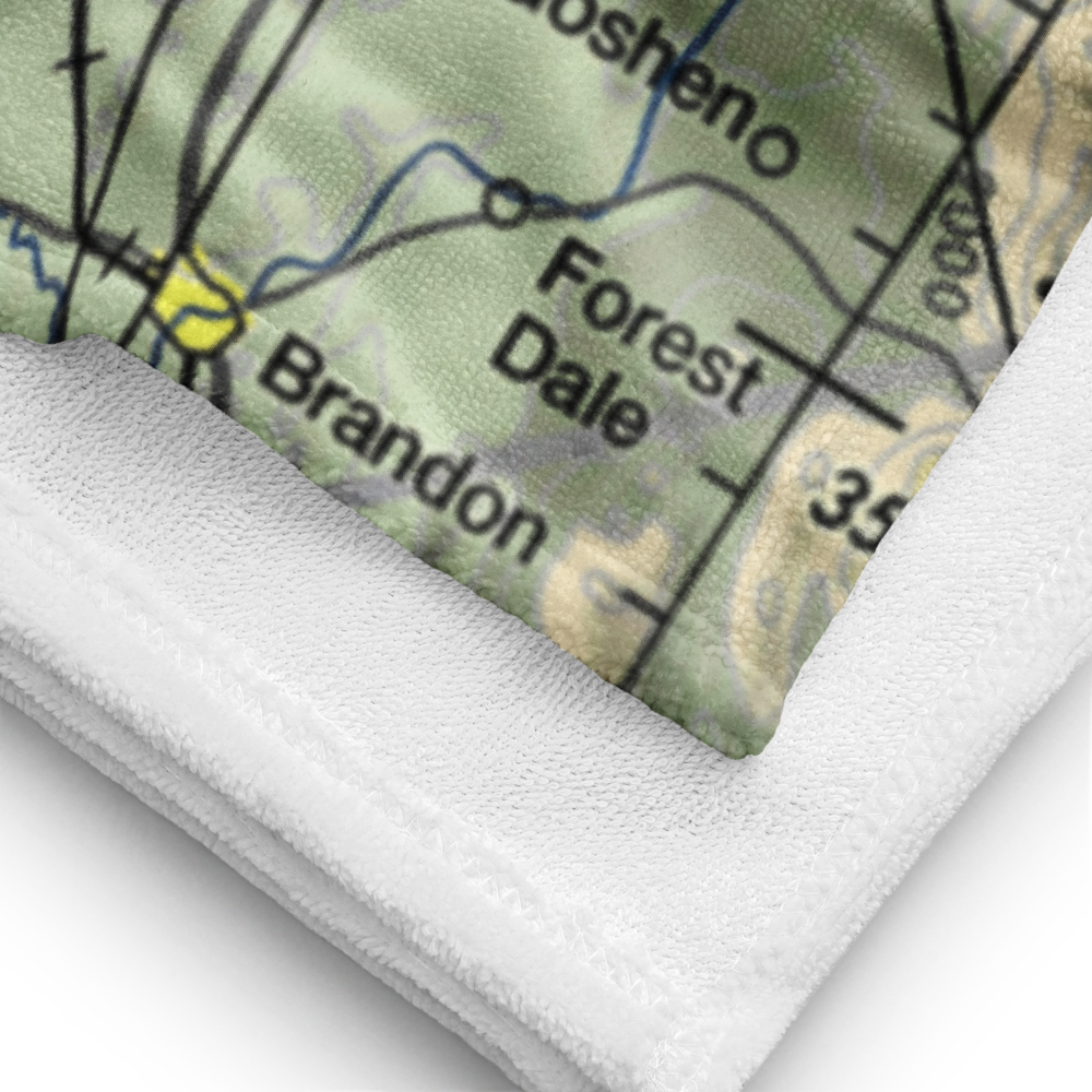 Torrey Airport (VT24) VFR Sectional Towel 