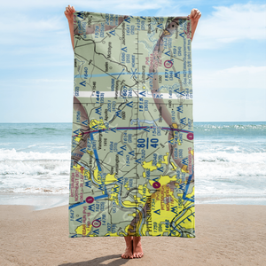 Tower Airfield (6PA1) VFR Sectional Towel