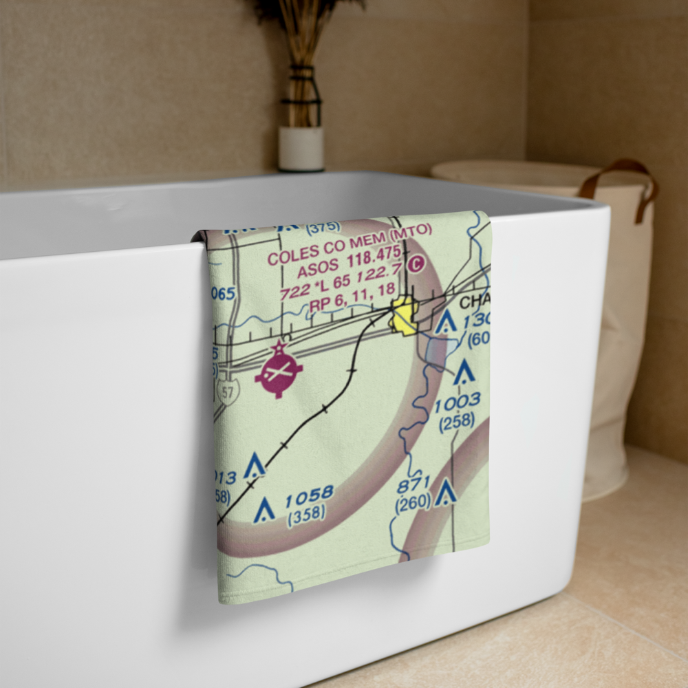 Townley Farms Airport (9LL9) VFR Sectional Towel 