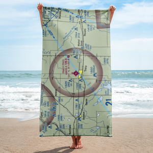 Tracy Municipal Airport (TKC) VFR Sectional Towel