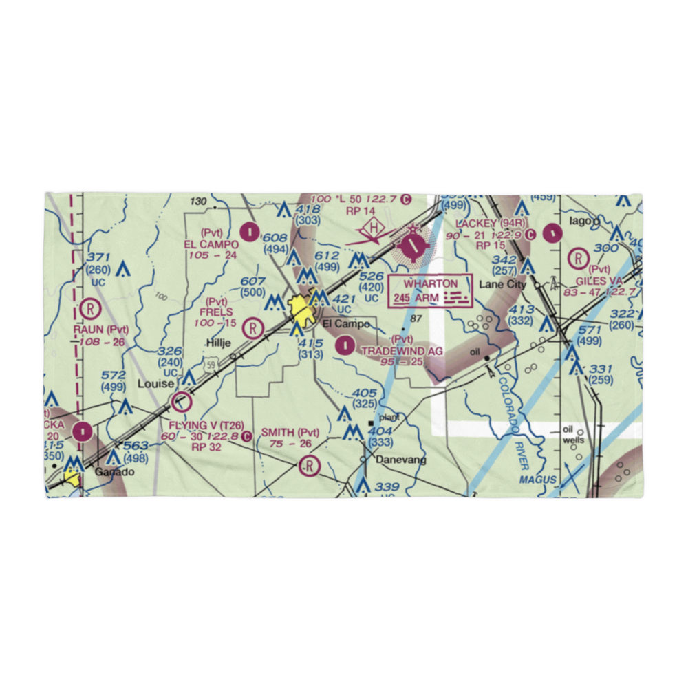 Tradewind Agricultural Airport (8TE8) VFR Sectional Towel 